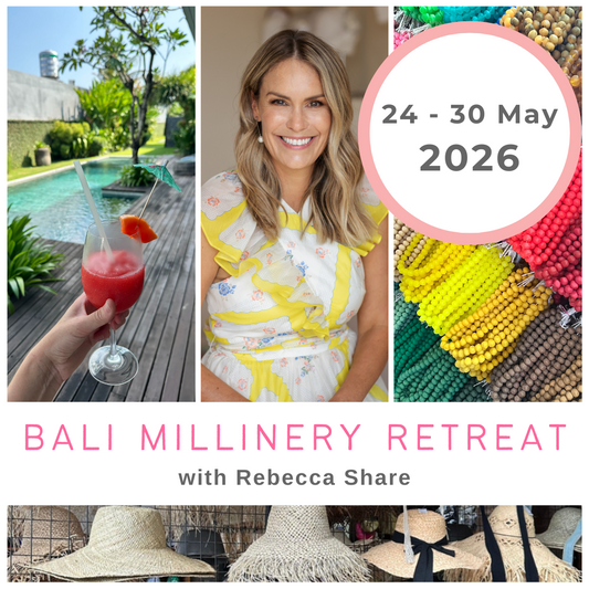 Bali Millinery Retreat 24 May - 30 May 2026 - DEPOSIT